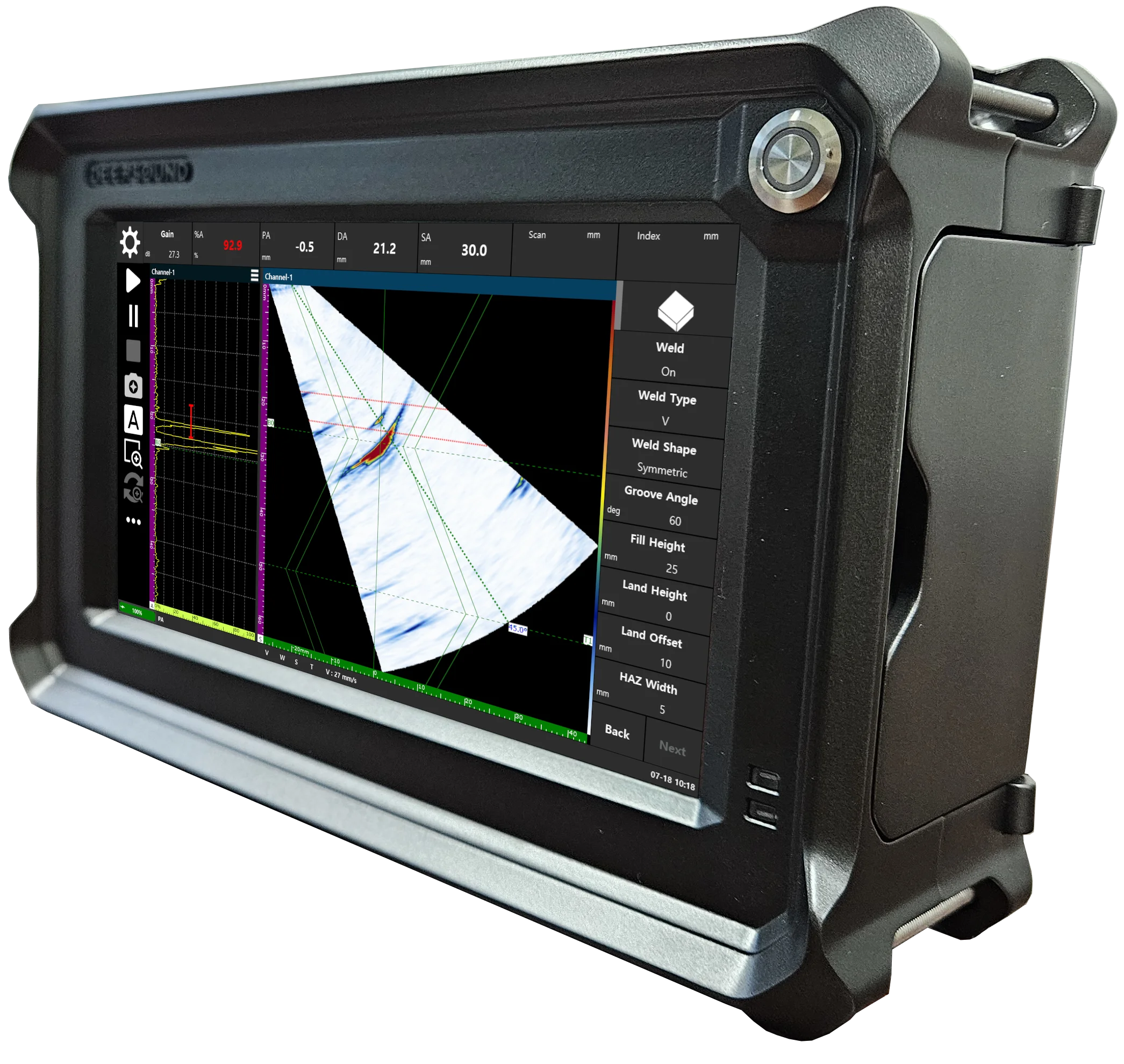 DEEPSOUND B3 Phased Array Weld Inspection