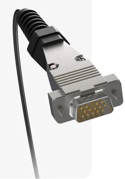 D-SUB type connector layout