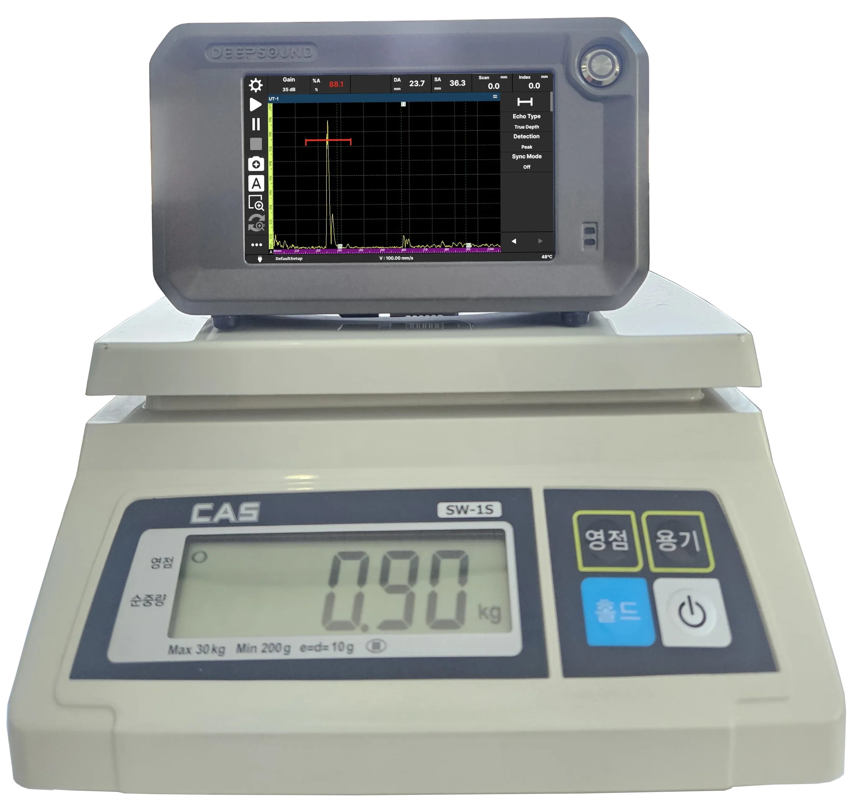 DEEPSOUND T3 0.9kg Weighing Visual