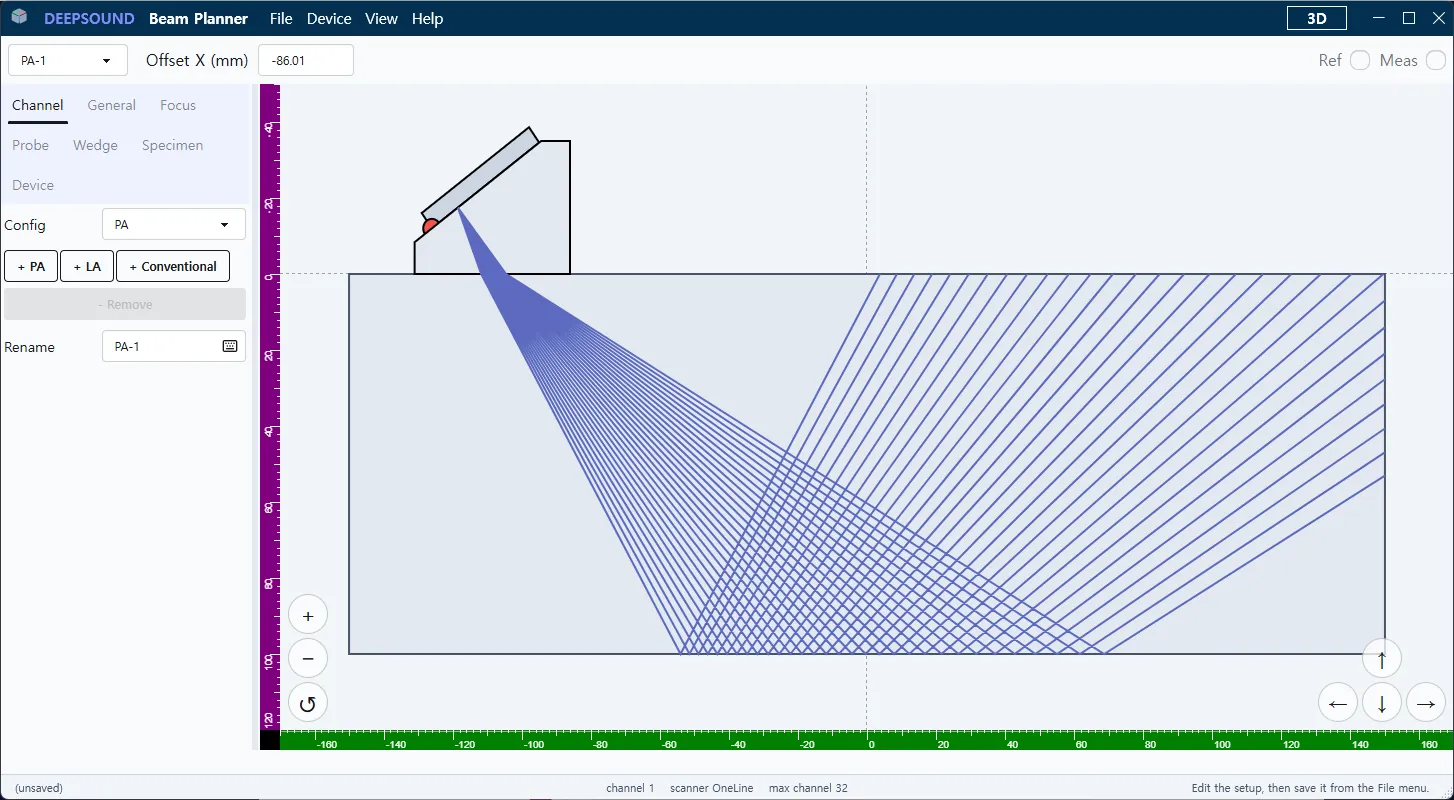 Beam Planner Main UI